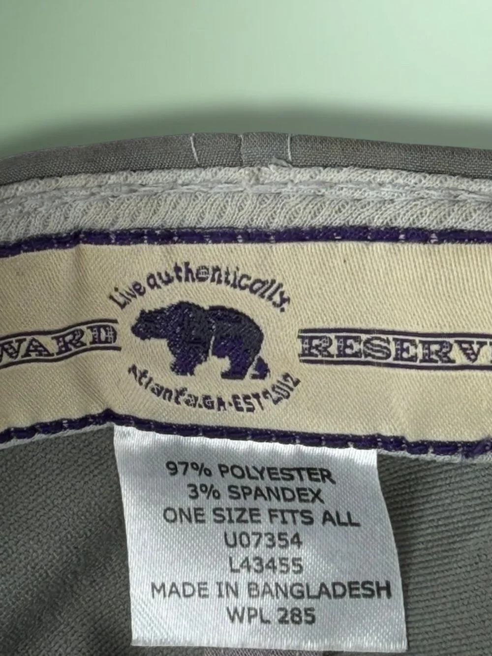 Onward Reserve Atlanta GA Red Map Rope Hat Gray - Picture 2 of 5